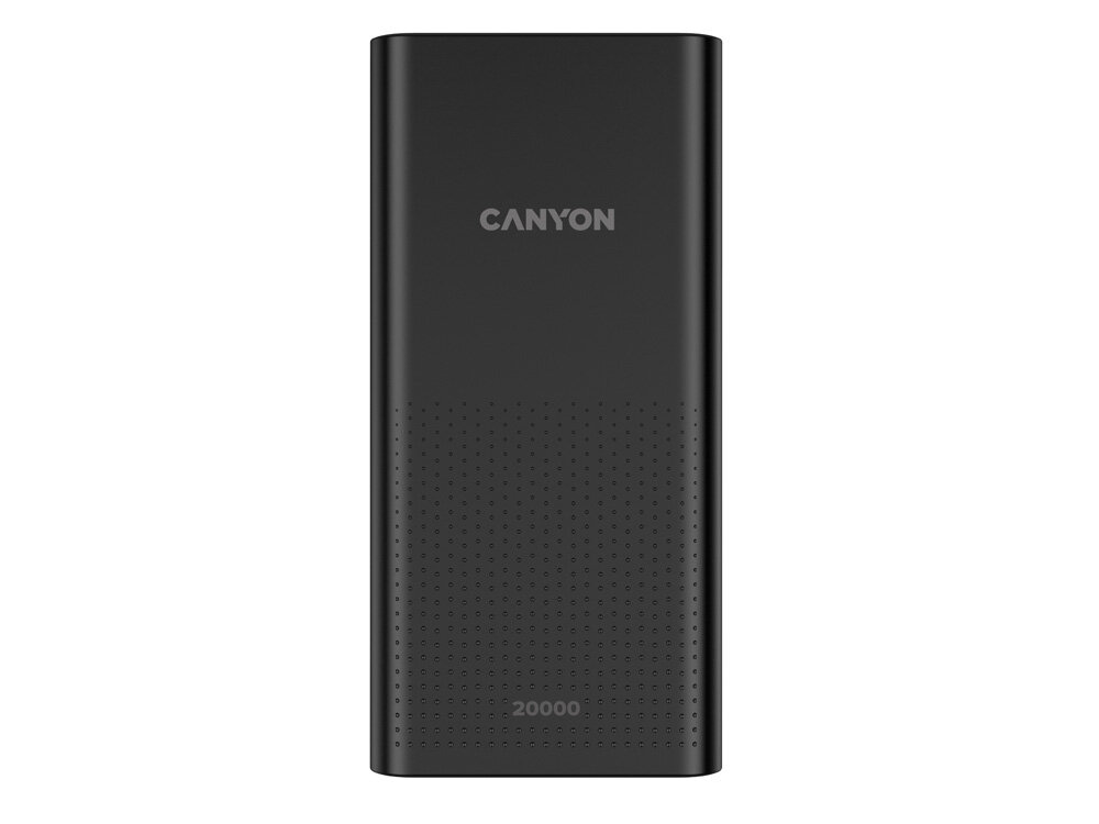 Аккумулятор внешний портативный Canyon 20000mAh, micro-USB/USB Type-C, 2*USB Type-A, black - фото №7