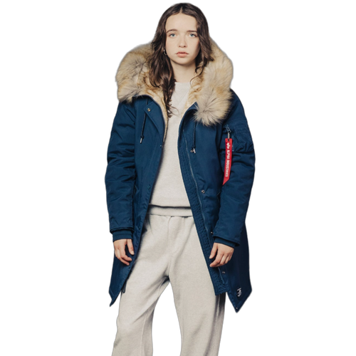 фото Парка alpha industries, размер s, синий