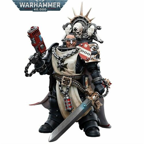 Фигурка подвижная Black Templars Marshal Baldeckrath warhammer 40 000 спаситель империума