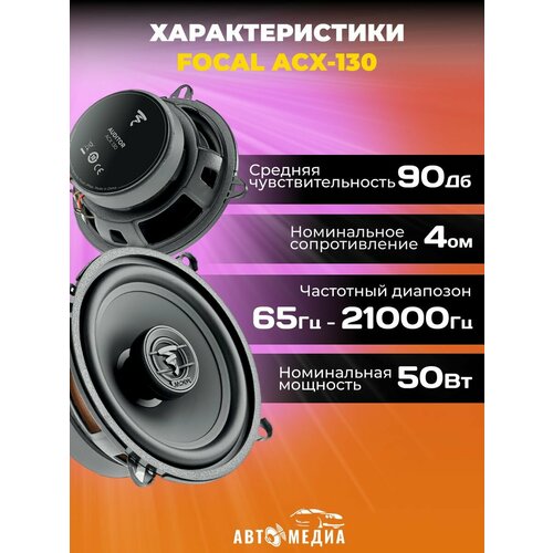 Колонки в машину Auditor ACX-130 2 шт 576000₽