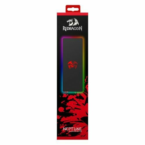 коврик dexp sp xl carbon xl черный Коврик для мыши Redragon (XL) черный, каучук + ткань, 300х800х4мм [71762]