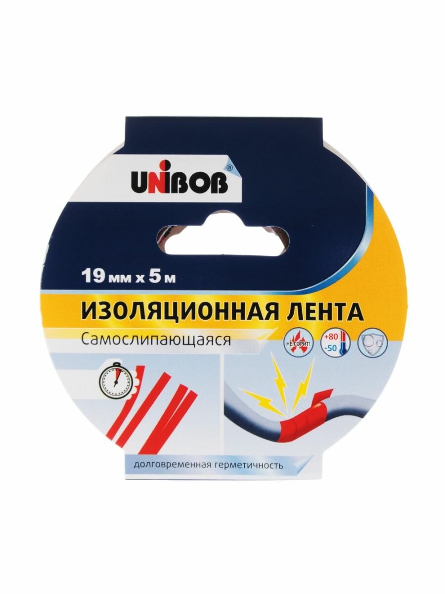 Изолента Unibob 19 мм х 5 м - фото №4