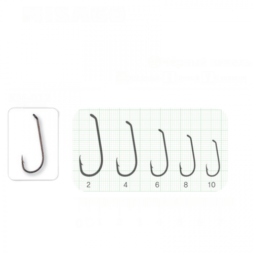 фото Крючок misago mis012 2bh №10 9 шт 0.55
