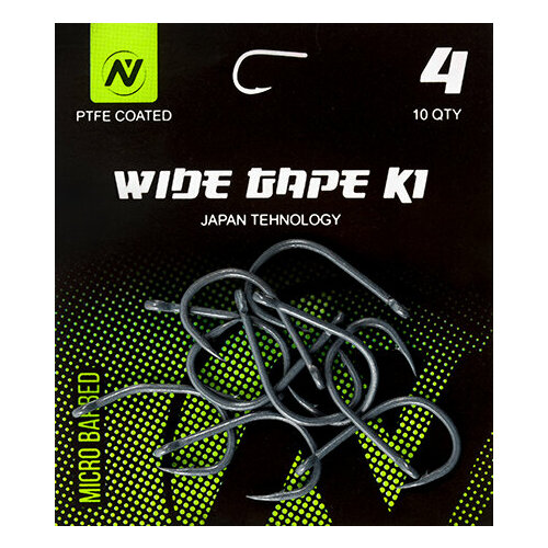 фото Крючки карповые vn tackle wide gape k1 size 4 тефлон