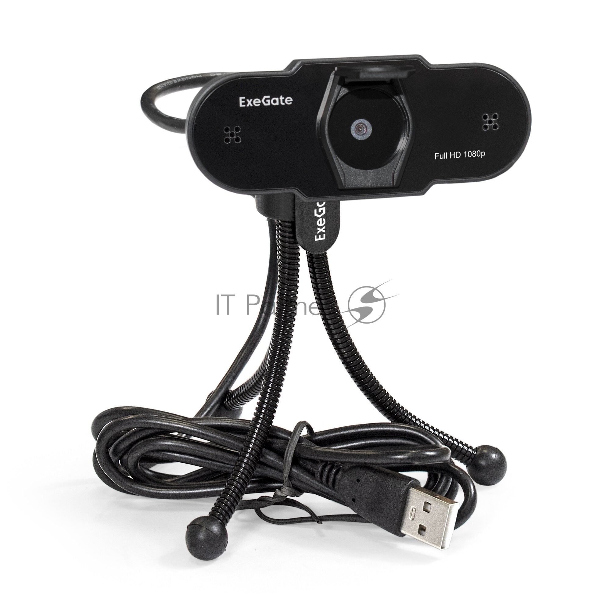 Веб-камера Exegate EX287388RUS 1/3" 2 Мп, 1920х1080, 1080P, 30fps, 4-линзовый объектив, шторка, USB, фиксированный фокус - фото №8