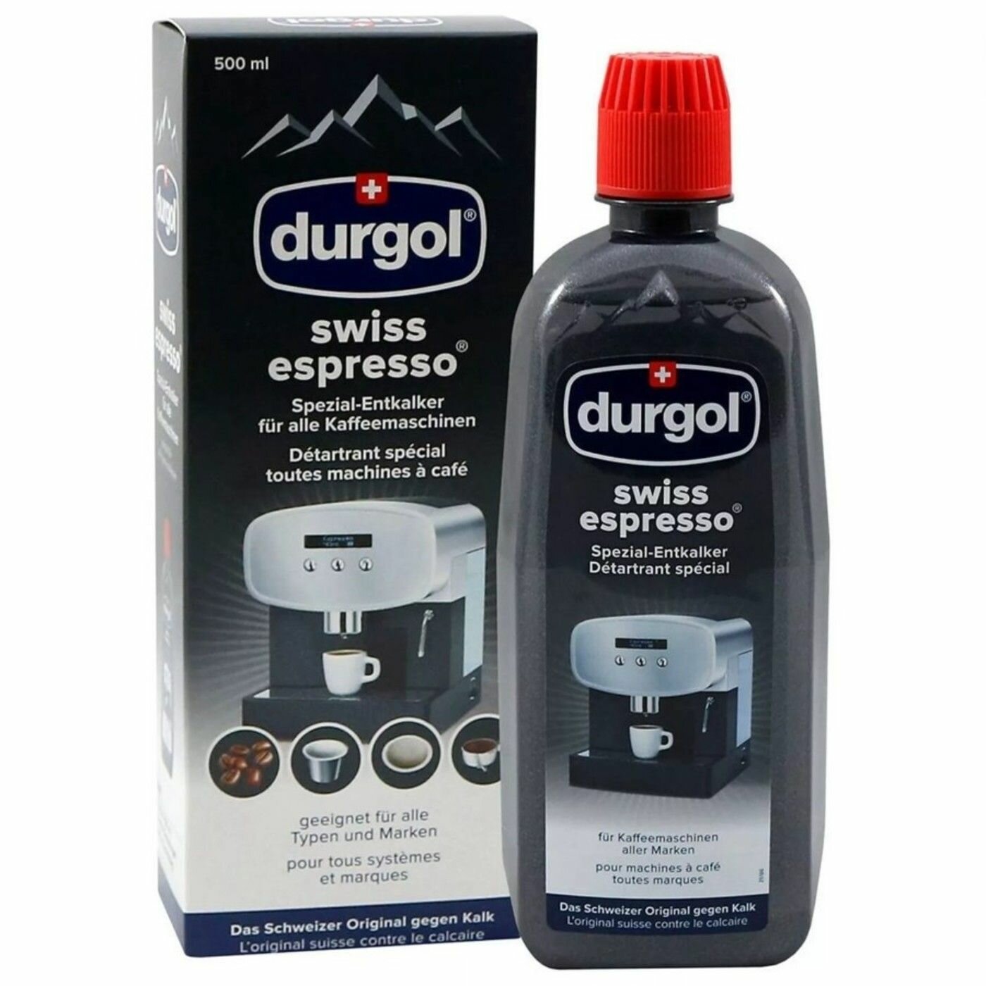 Средство для удаления накипи для кофемашин Durgol Swiss Espresso 500мл ...