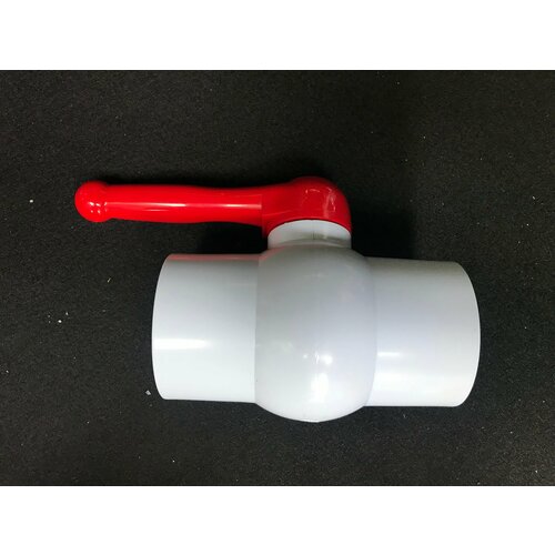 Кран шаровый PVC резьба 2-1/2 кран компактный шаровый pvc 1
