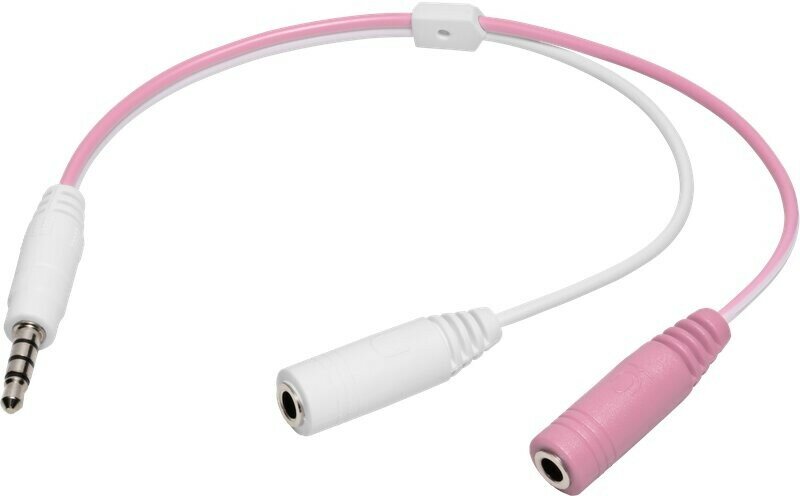 Наушники Redragon Hylas игровые с микрофоном USB подсветка розовый