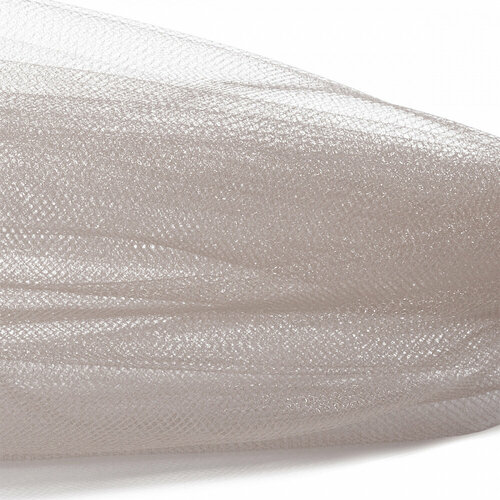 Фатин Кристалл средней жесткости блестящий арт. K. TRM шир.300см, 100% полиэстер цв.103 К уп.50м - капучино