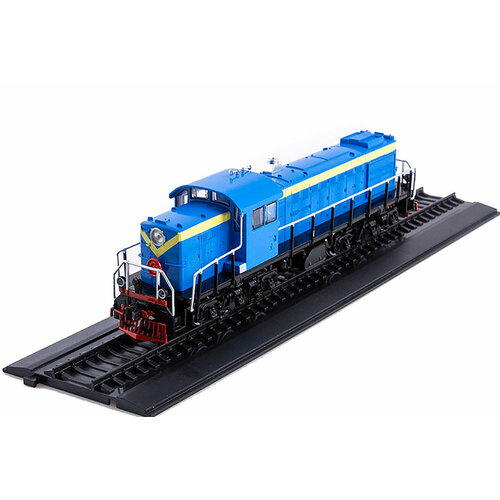 Train тепловоз ТЭ1 синий наши поезда 8 рельса в комплект не входит 5000₽