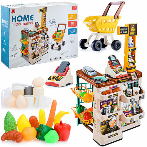 Игровой набор 668-79 Супермаркет в коробке игровой набор супермаркет 668 127 мини маркет 48 предметов в коробке