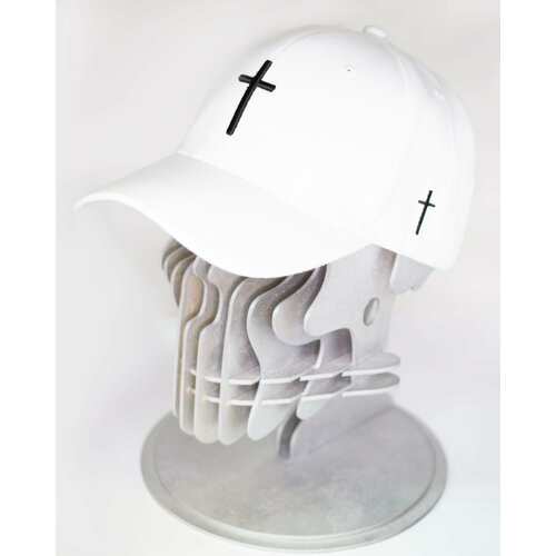 фото Бейсболка , размер безразмерная, белый нет бренда