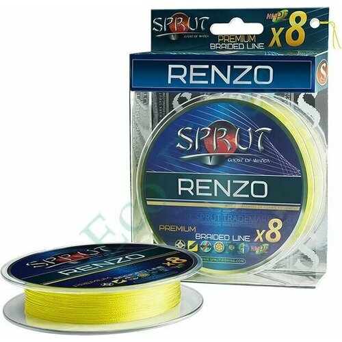 Шнур Sprut RENZO 95m/0,20mm (Fluo Yellow)