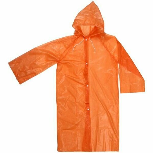 Дождевик ДоброСад, размер 85 см, оранжевый плащ дождевик детский с капюшоном