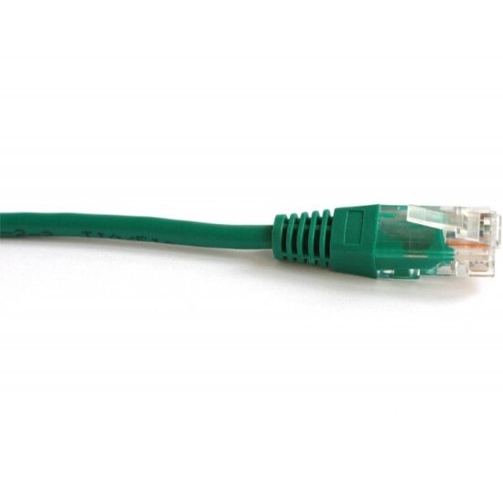 Патч-корд RJ45 - RJ45, 4 пары, UTP, категория 5е, 2 м, зеленый, TWT TWT-45-45-2.0-GN - фото №1