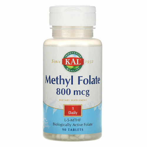 KAL (Methyl Folate) Метил фолат 800 мкг 90 таблеток