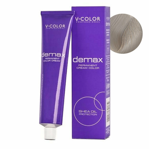 V-Color, Краска для волос Demax 10.8 Светлый Блондин Жемчужный , 60мл