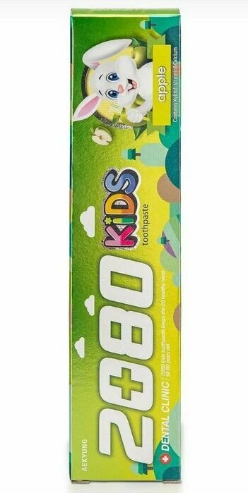 Kerasys DC 2080 Toothpaste Kids Детская зубная паста, яблоко 80 г (Kerasys, ) - фото №16