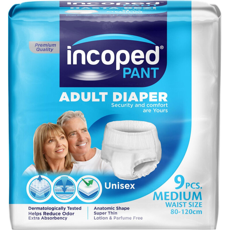 Трусы впитывающие Incoped Medium 9шт/уп