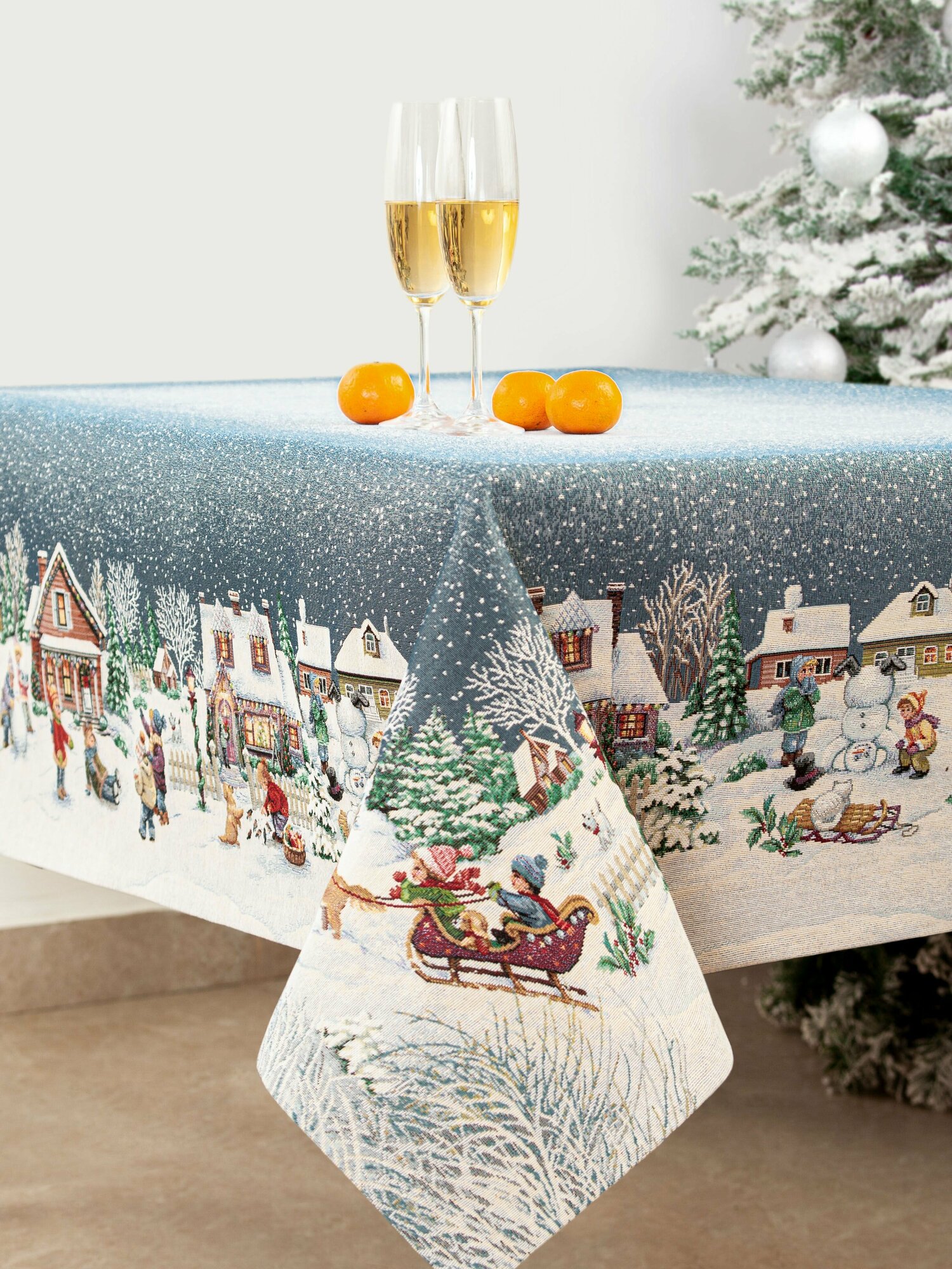 Скатерть Le Gobelin Большая семья 140х240 см