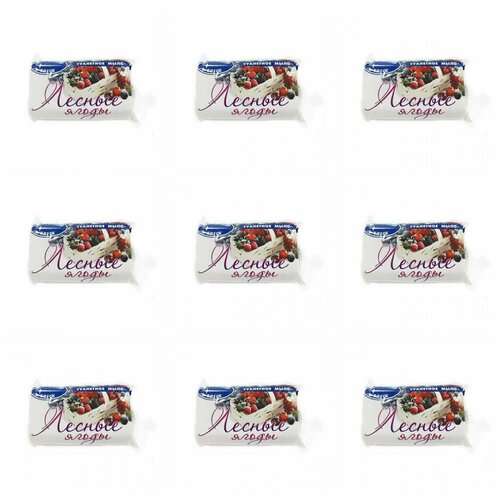 Калужский блеск Мыло туалетное Лесные ягоды, 100 г, 9 шт