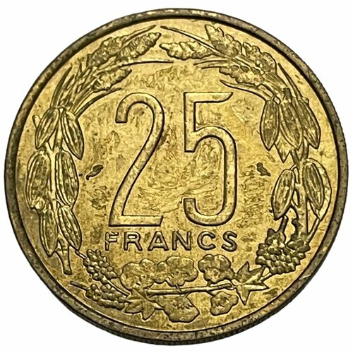 Экваториальные Африканские Штаты 25 франков 1962 г. гвинея 25 франков 1962 г 2