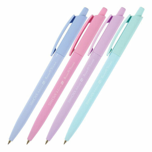 Набор ручек ручка шариковая автоматическая SlimClick.ZEFIR 0.5 мм, синяя 20-0229, 2 шт.