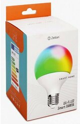 Умная лампа Zetton LED RGBCW Smart Wi-Fi Bulb G80 E27 10Вт ZTSHLBRGBCWE271RU (коробка)