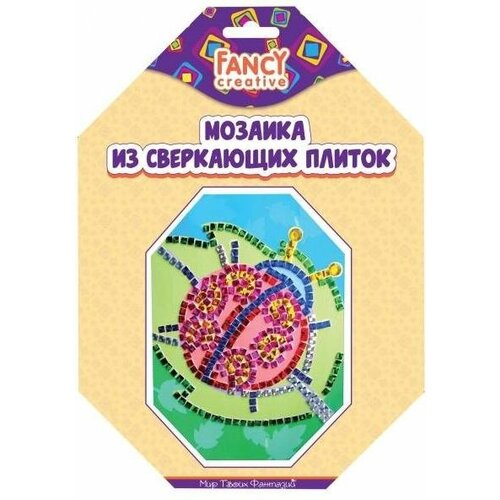 Fancy Creative FD080271 Набор для творчества мозаика сверкающие плитки, коробка с е/п fancy creative