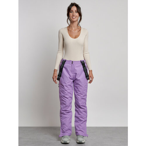 фото Полукомбинезон mtforce, подкладка, карманы, мембрана, размер 50, фиолетовый