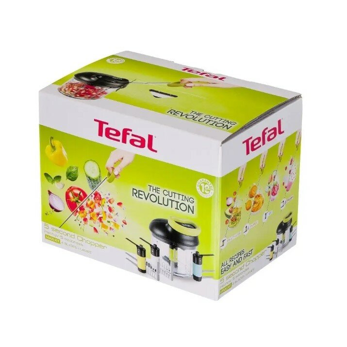Измельчитель ручной Tefal K1321044 0.9л. зеленый/черный - фото №18