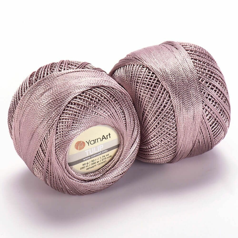 Пряжа TULIP (YarnArt), т. бежевый - 406, 100% микрофибра, 6 мотков, 50 г, 250 м.