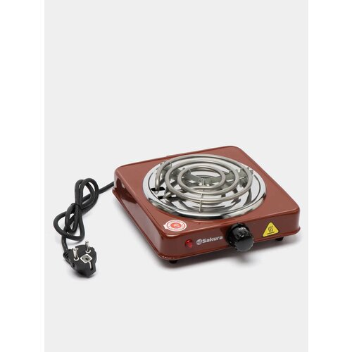 Плитка электрическая Sakura ПЭ-02BR 1конфоркаспираль 145мм 89100₽