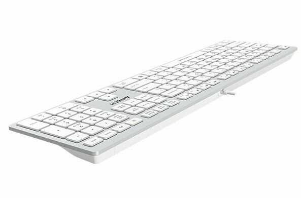 Клавиатура A4Tech Fstyler FX50 белый USB slim Multimedia (FX50 WHITE)