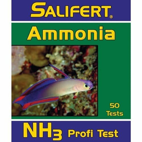 Тест на аммоний Salifert Ammonia (NH3) Profi-Test тест нилпа аммиак аммоний nh3 nh4 для определения концентрации аммиака и аммония в аквариумной воде