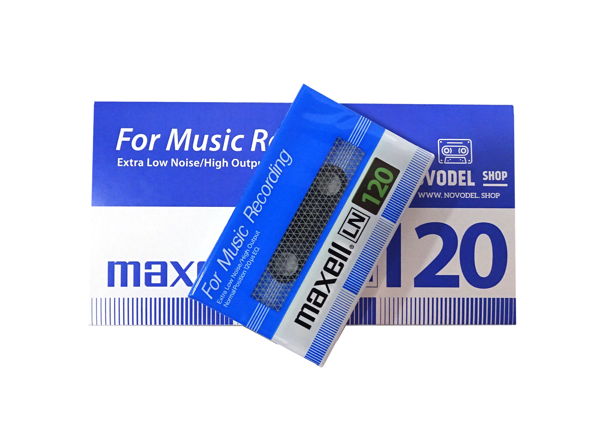 Аудиокассеты Maxell LN120 For Music Recording в коробке 12 штук