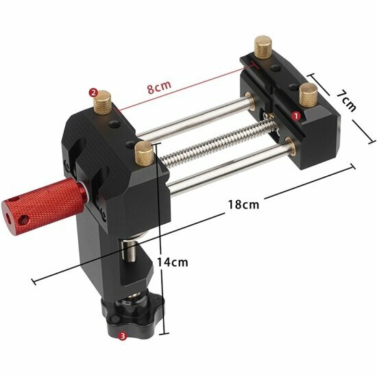 Верстачные прецизионные тиски Woodwork CLM-070