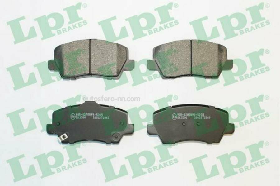 LPR 05P2060 Колодки тормозные KIA PICANTO 17- передние R14"