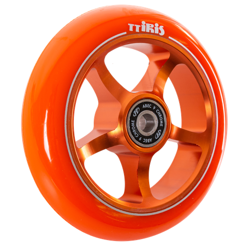 фото Колесо для трюкового самоката techteam x-treme 110*24 мм, iris, orange