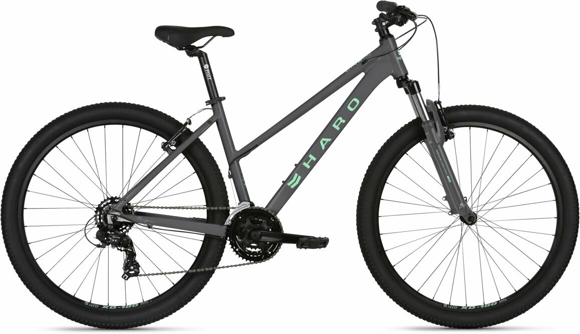 фото HARO Велосипед 27.5" HARO Flightline One ST 17" Матовый Черный-Бирюзовый