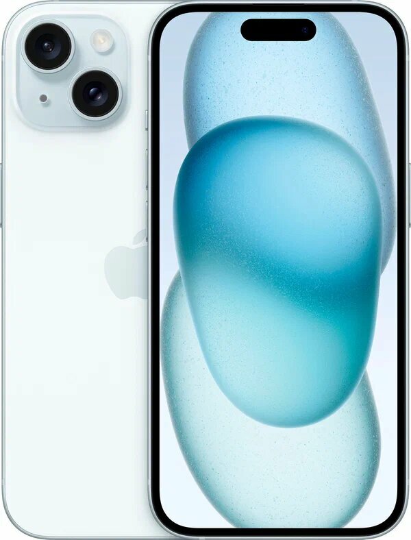Смартфон Apple iPhone 15 128 ГБ, Dual: nano SIM + eSIM, Blue