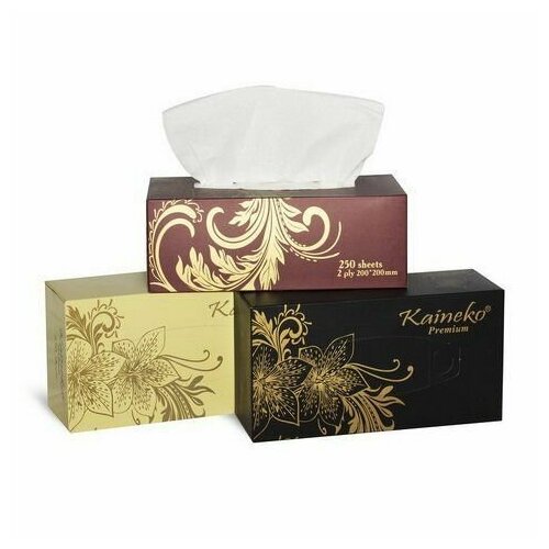 Kaineko Салфетки бумажные Premium 2-х слойные 250 штук в коробке 522₽
