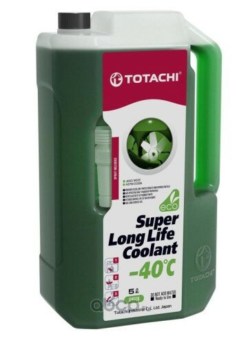 Антифриз TOTACHI Super LLC -40С (5л.) зеленый