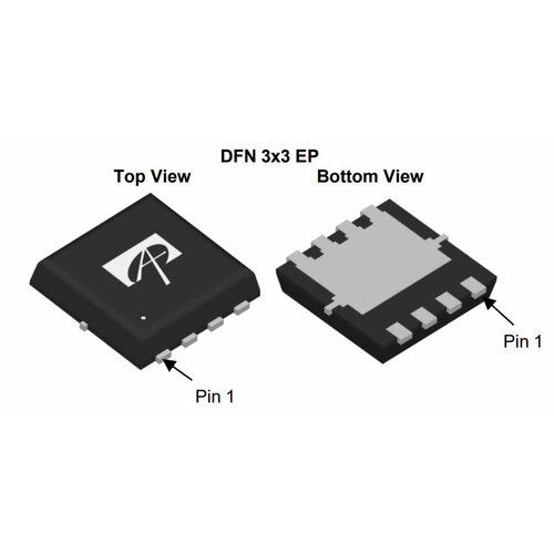 Микросхема AONR32340C N-Channel MOSFET 30V 12A DFN3x3PE 10 шт лот fqpf4n90c to 220f 4n90 4n90c n channel mosfet новый оригинальный в наличии