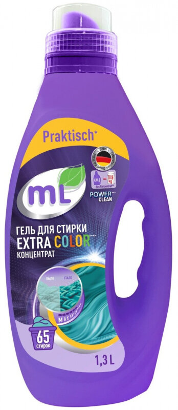 Гель для стирки EXTRA COLOR концентрат, Meine Liebe, 1,3 л