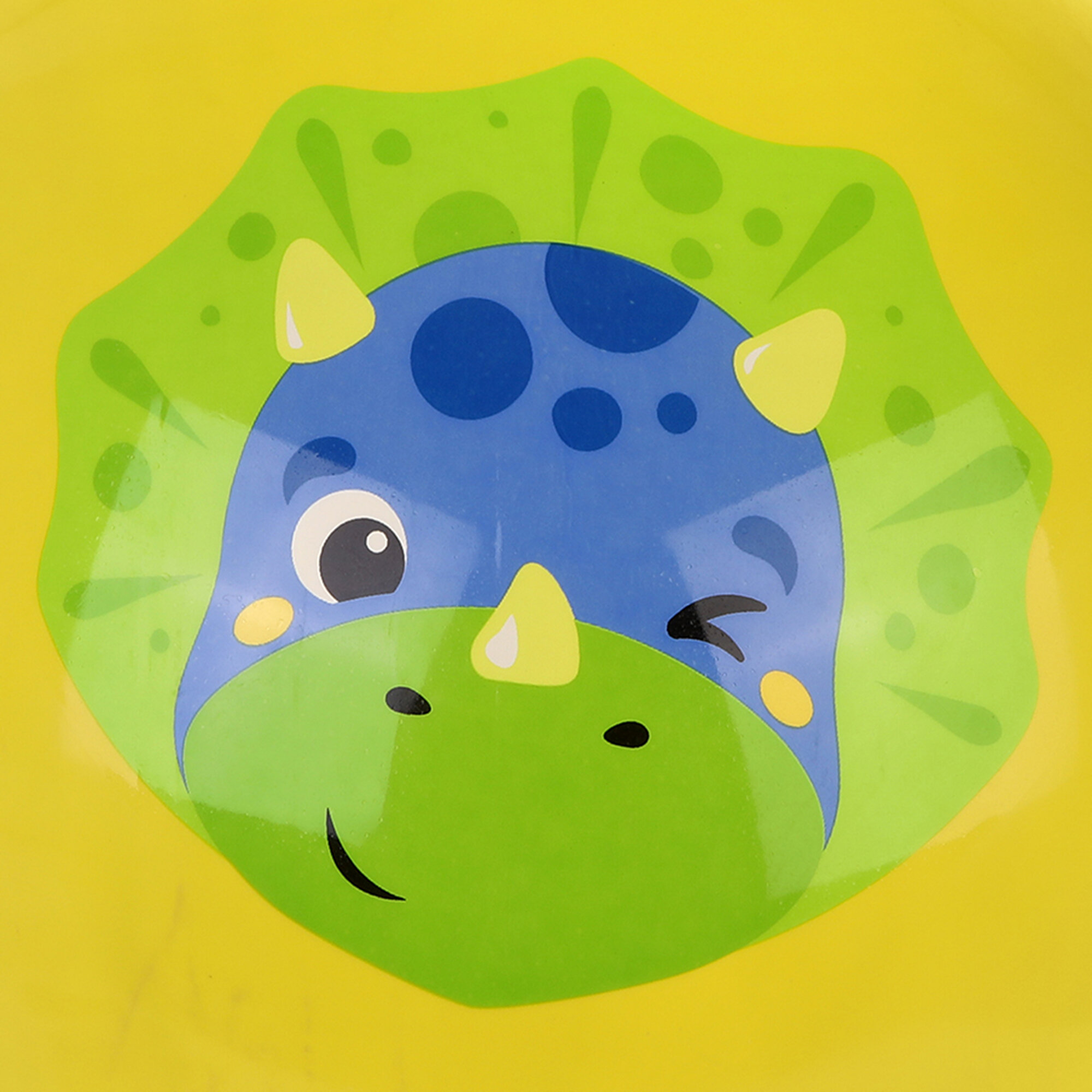Мяч-попрыгун Moby Kids Динозаврик 646729, 50 см, желтый - фото №8