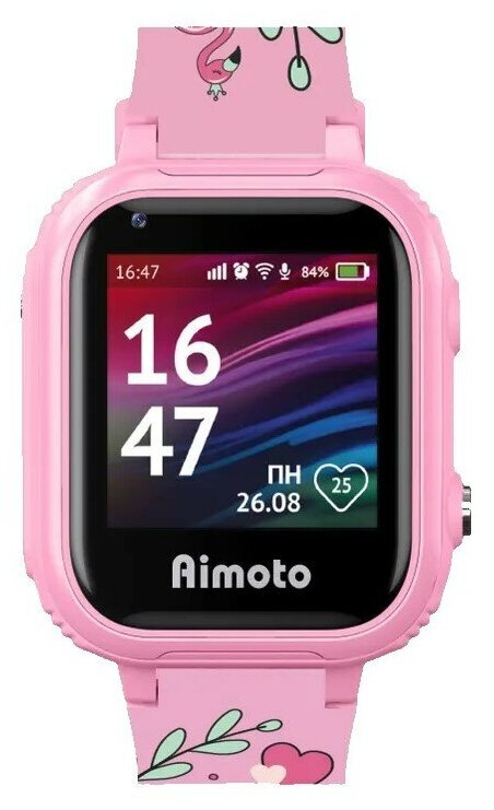 Умные часы Aimoto |кнопка жизни Pro 4G (фламинго)