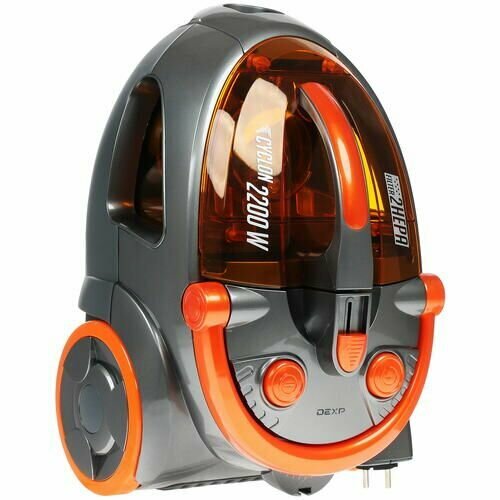 Бытовой пылесос DEXP V-2200VC 2200 Вт серый 750000₽