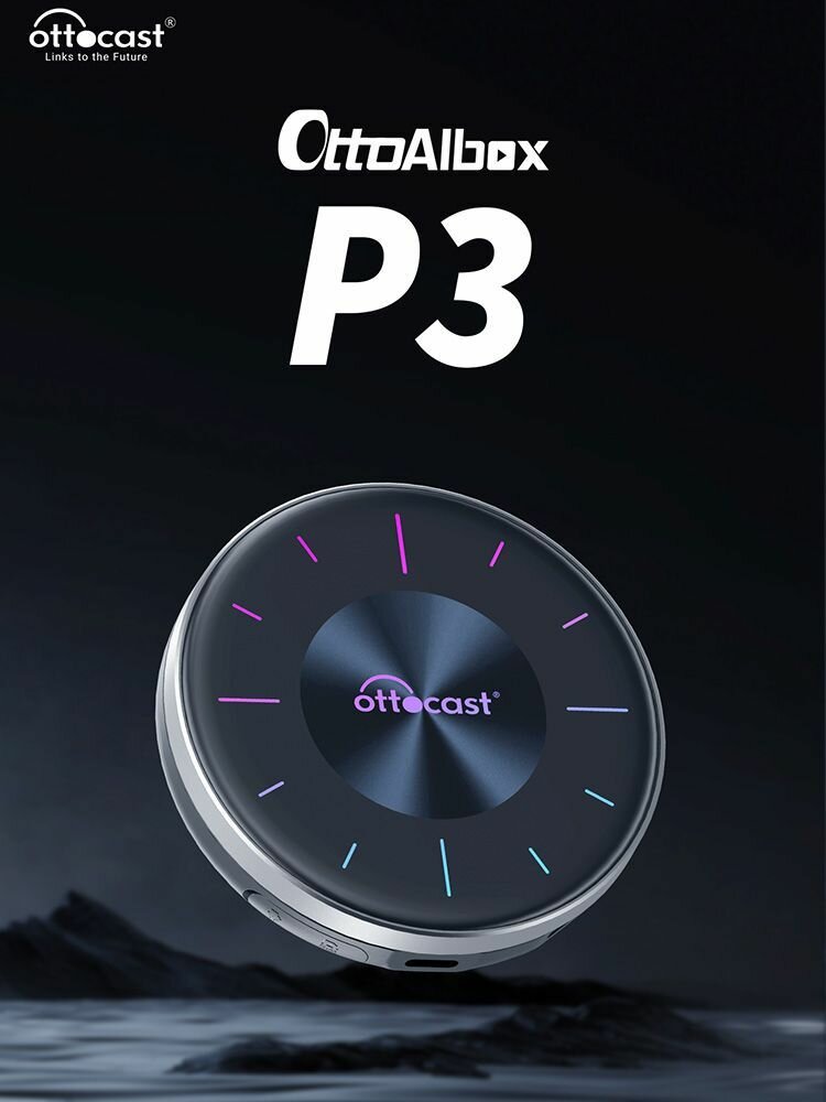 Ottocast Picasou 3 AI CarPlay Box Android 12