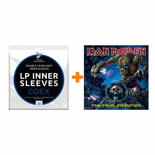 IRON MAIDEN The Final Frontier 2LP + Конверты внутренние COEX для грампластинок 12 25шт Набор red hot chili peppers by the way 2lp конверты внутренние coex для грампластинок 12 25шт набор